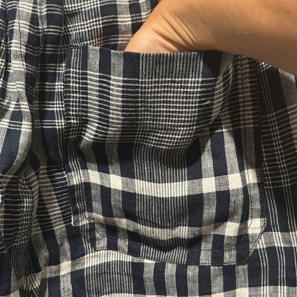 New EVERLANE plaid barrel pants - Picture 7 of 11